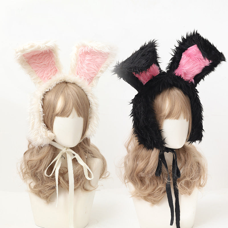 Nibimi Lolita Cute Rabbit Earmuffs NM2763