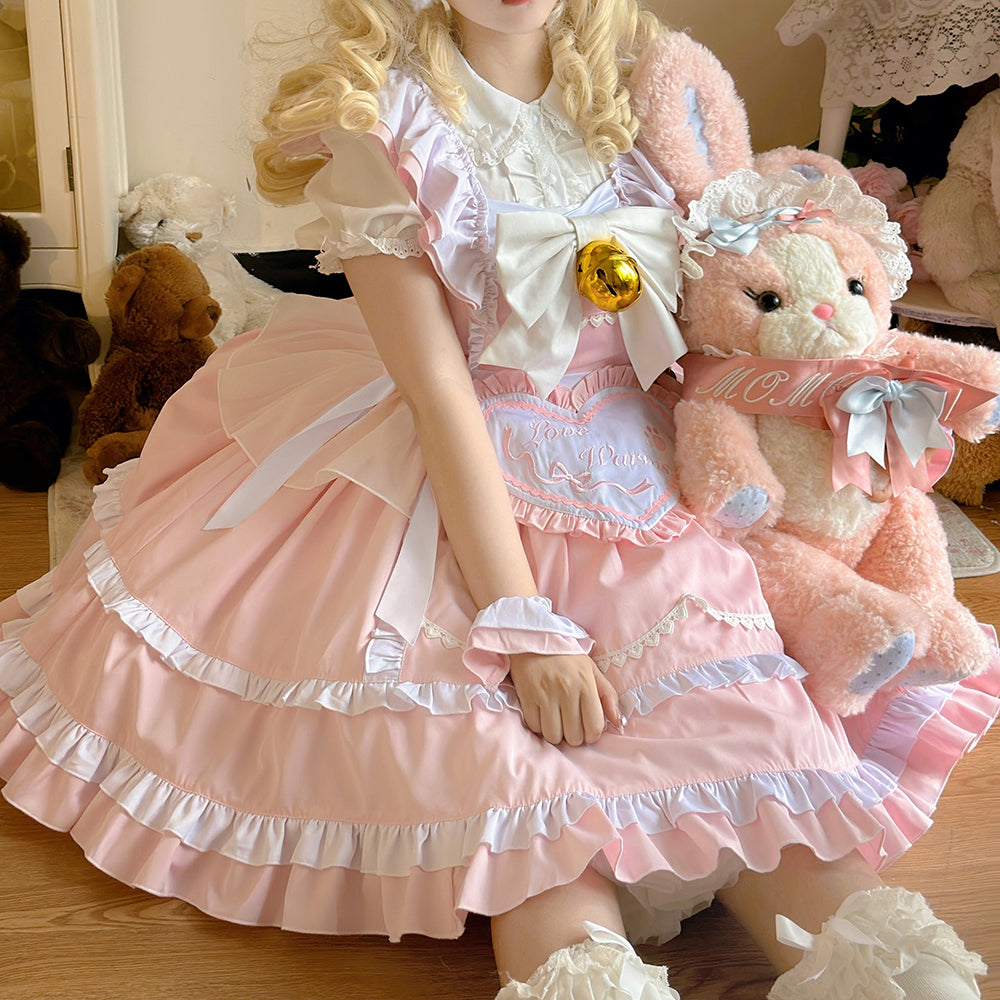 Nibimi Lolita bow Harajuku dress NM2991