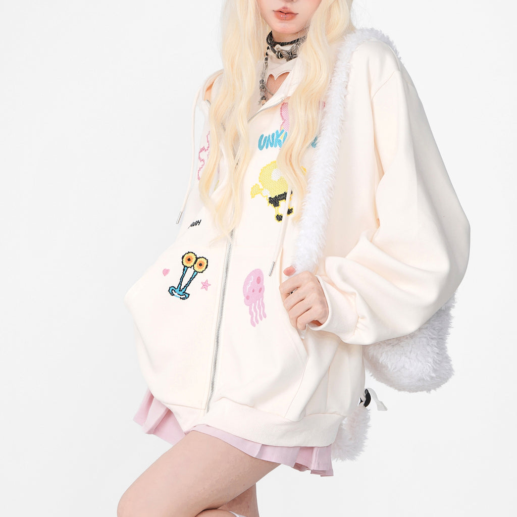 Nibimi Lolita kawaii love sweat jacket NM3041