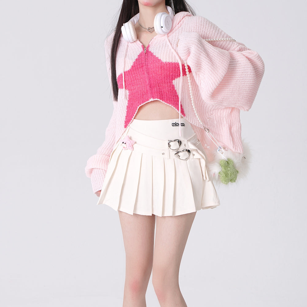 Nibimi lolita Harajuku stars knitted sweater NM3042