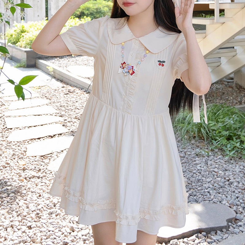Nibimi Lolita lace cherry dress NM3248