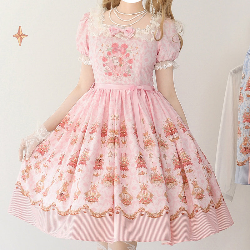 Nibimi Lolita Cute Bunny OP JSK Dress NM3700