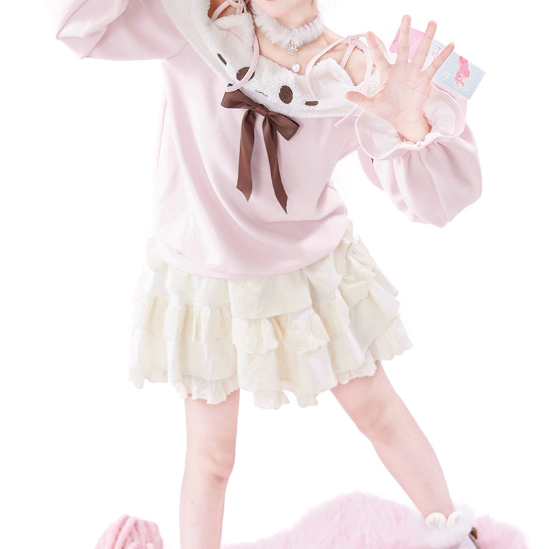 Nibimi Lolita Cute Cat Hoodie NM3701