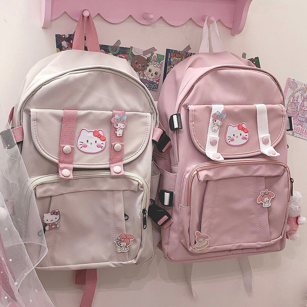HELLO KITTY Sanrio Shoulder Bag Messenger Bag School Bag what's Up? Red