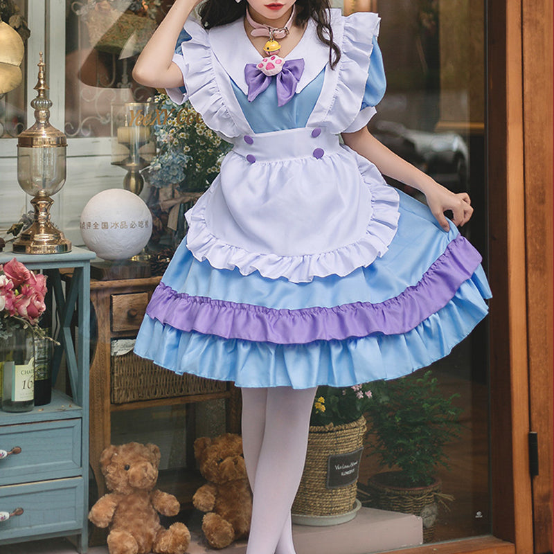 Nibimi Lolita Cute Cat Maid Dress NM2791