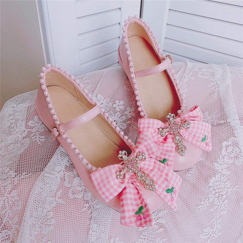 Nibimi Lolita bow princess shoes NM2424