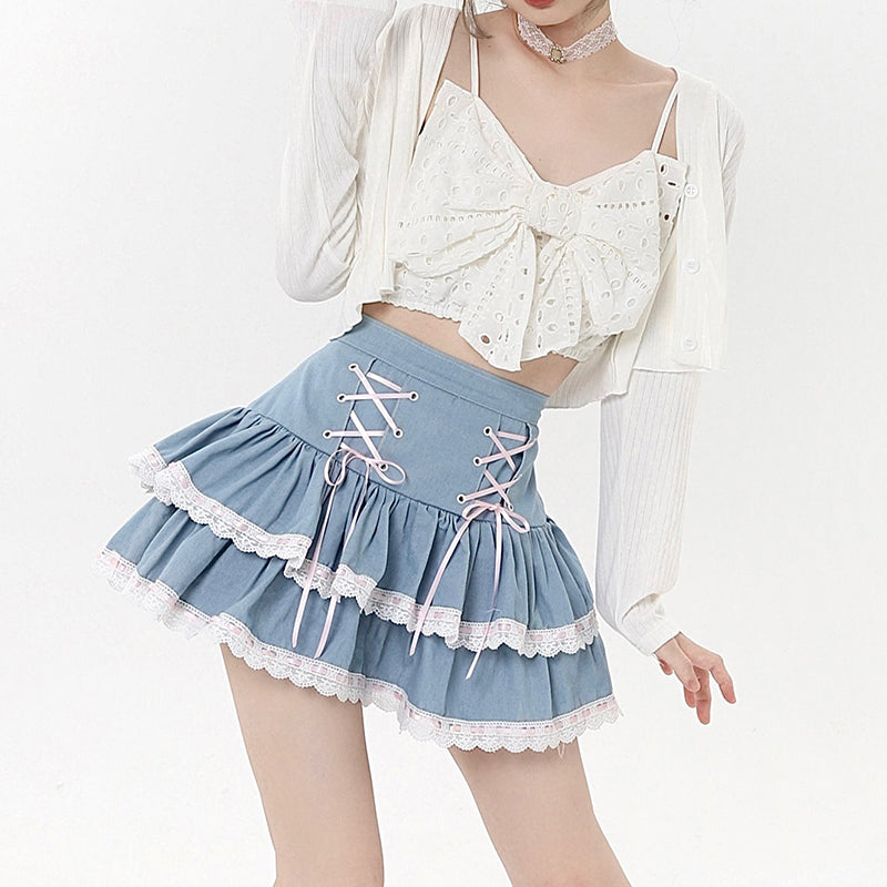Nibimi Sweet Bow Skirt NM2467