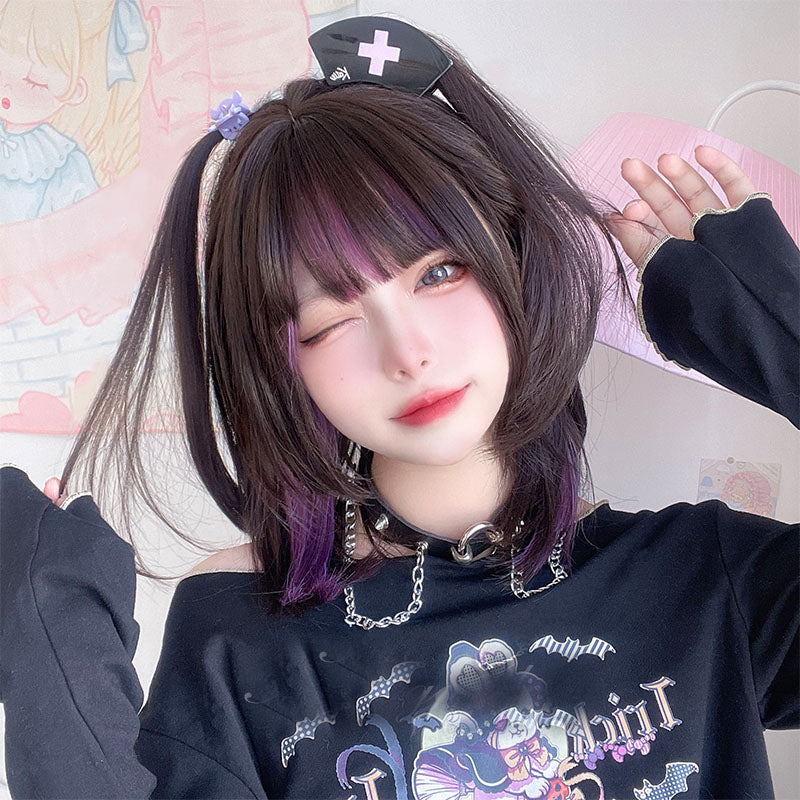 Nibimi lolita cute mid-length hair with bangs NM2834