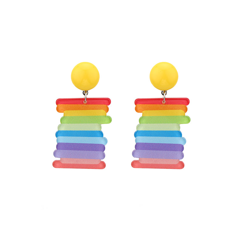Nibimi Kawaii Rainbow Earrings NM2252