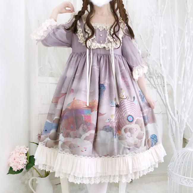 Nibimi Lolita Comic Dress NM720