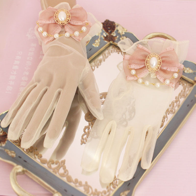 Nibimi Lolita bowknot gloves NM771